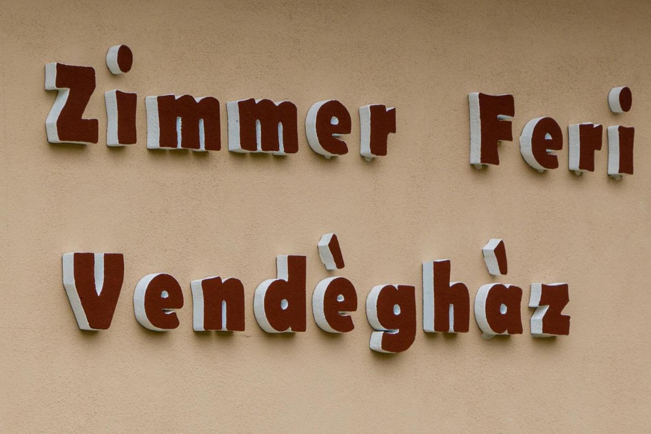 Zimmer Feri Vendeghaz Hotel Abaújszántó Екстериор снимка